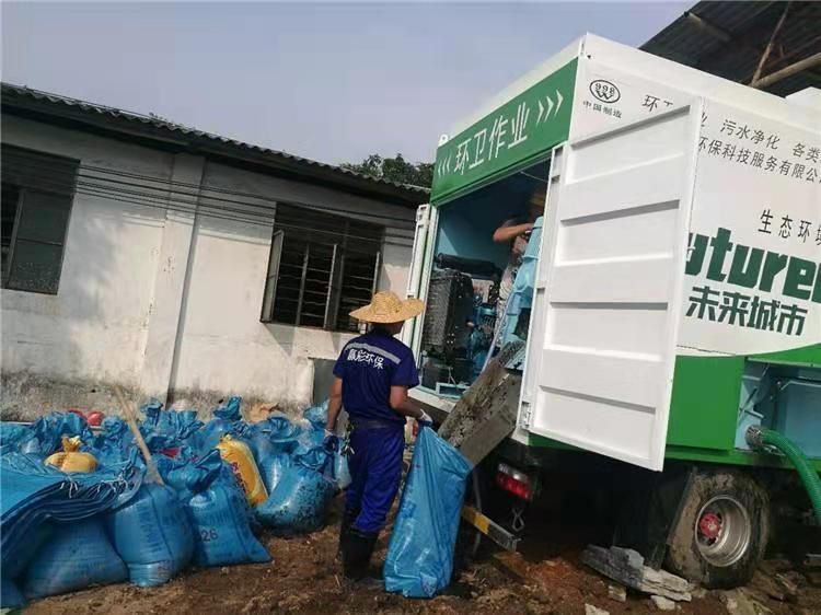 洪湖工业污泥压干处理